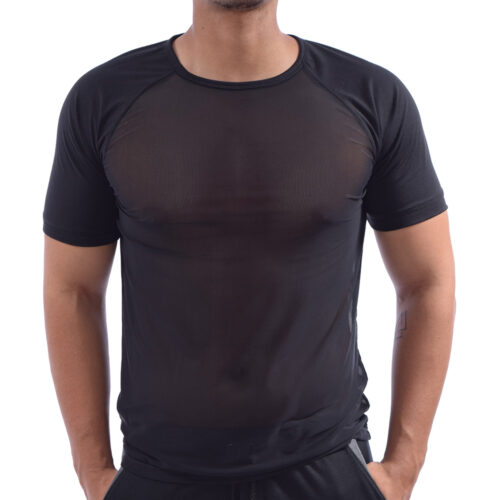 CAMISETA MALLA NEGRA RANGLA