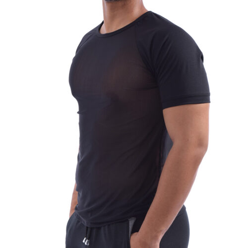 CAMISETA MALLA NEGRA RANGLA