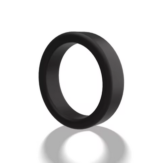 Anillo Plano de Silicona Negro