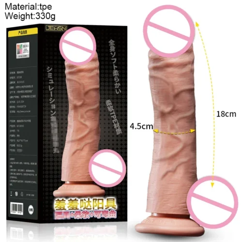 DILDO SILICONA 20 CM