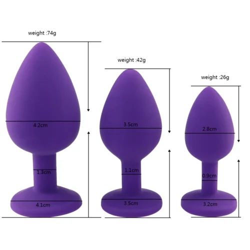 PLUG ANAL PURPURA TALLA M