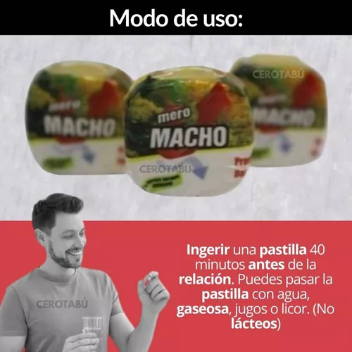 POTENCIADOR SEXUAL MERO 1 PASTILLERO