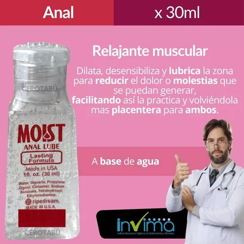 LUBRICANTE ANAL SIN DOLOR 30 ml