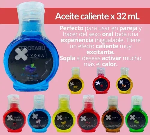 LUBRICANTE INTIMO CALIENTE SABORIZADO x 32ml