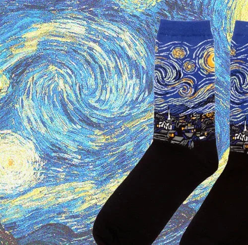 CALCETINES VAN GOGH NOCHE ESTRELLADA