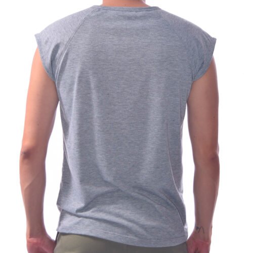 Camisilla Gris Hombro Oversize