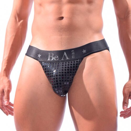 Jockstrap Negro Brillante