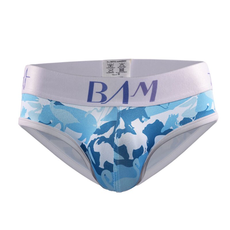 Interior Brief Animales Azul