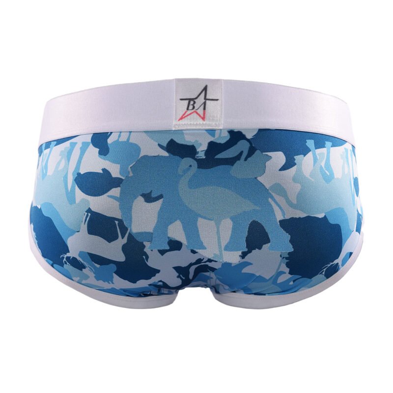 Interior Brief Animales Azul - Imagen 2