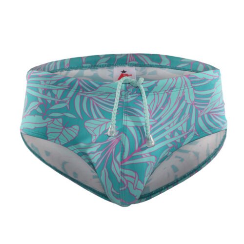 Bañador Hojas Turquesa