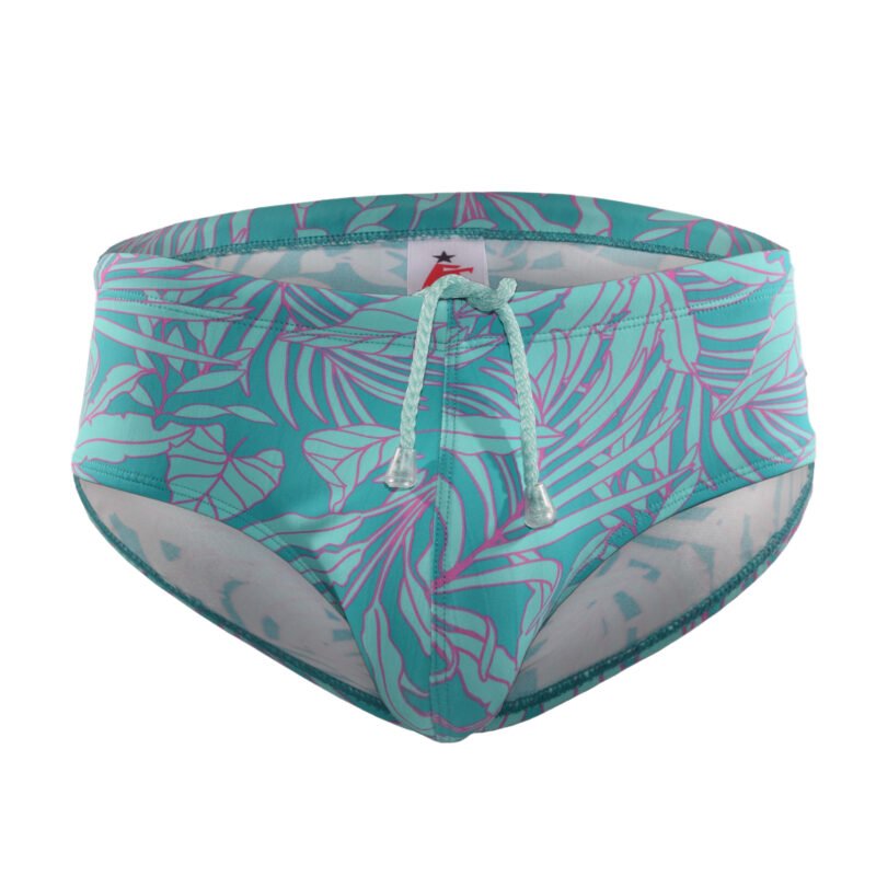 Bañador Hojas Turquesa