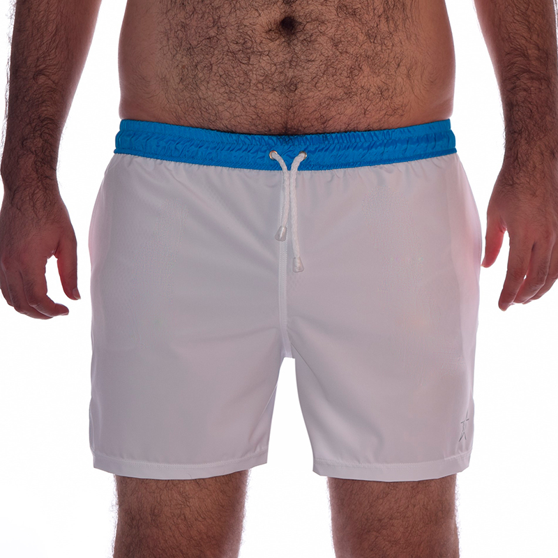Short Blanco y Azul