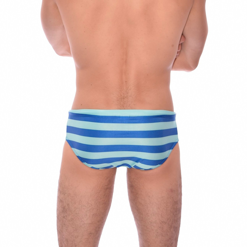 Bañador Rayas Menta y Azul - Imagen 3