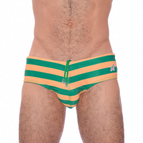 Bañador Verde y Ocre