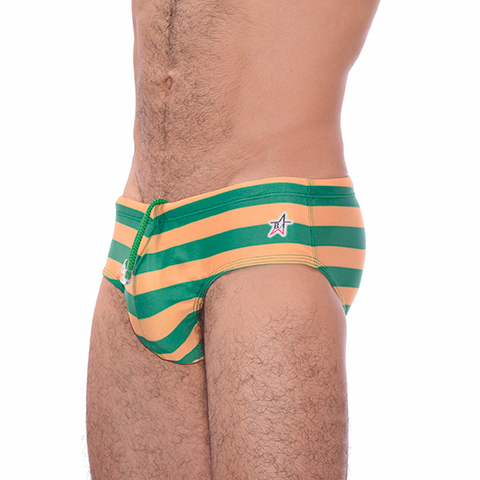 Bañador Verde y Ocre