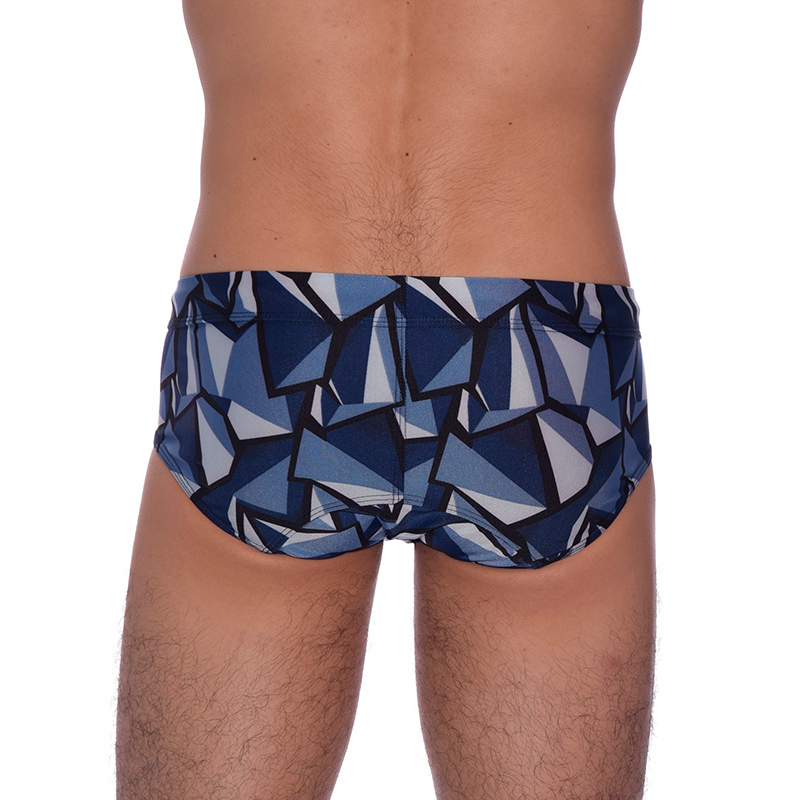 Bañador Triángulos Azul - Imagen 3