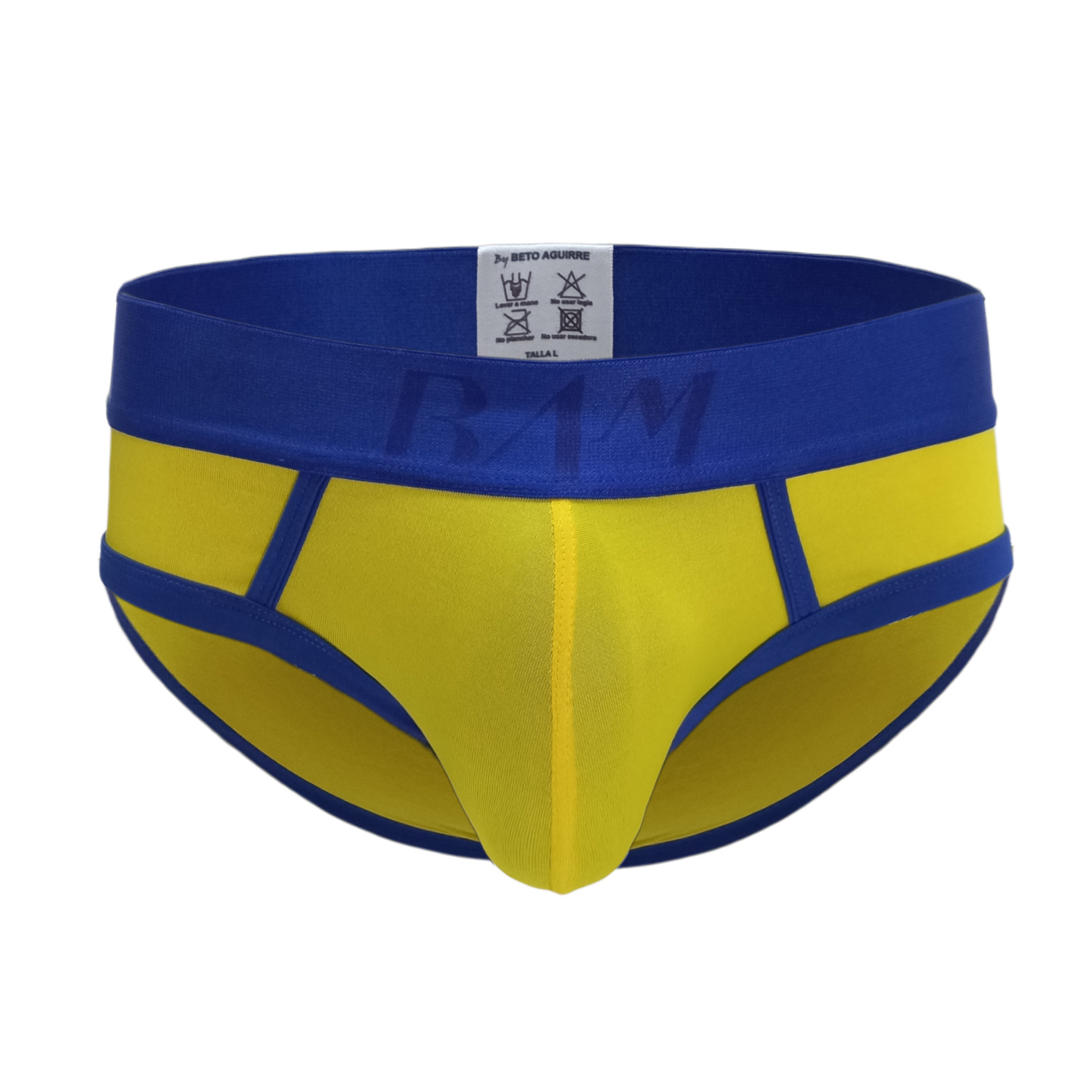 Interior Brief Amarillo y Azul Rey