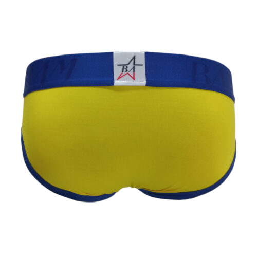 Interior Brief Amarillo y Azul Rey