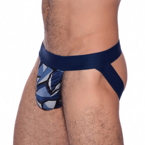 Jockstrap Triángulos Azules