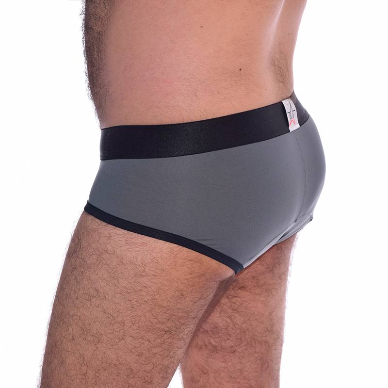 Interior Brief Gris Oscuro - Imagen 3