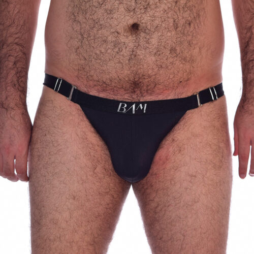 Interior Brief Medio Negro Herrajes