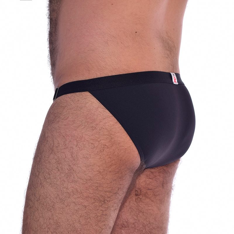 Interior Brief Medio Negro Herrajes - Imagen 3
