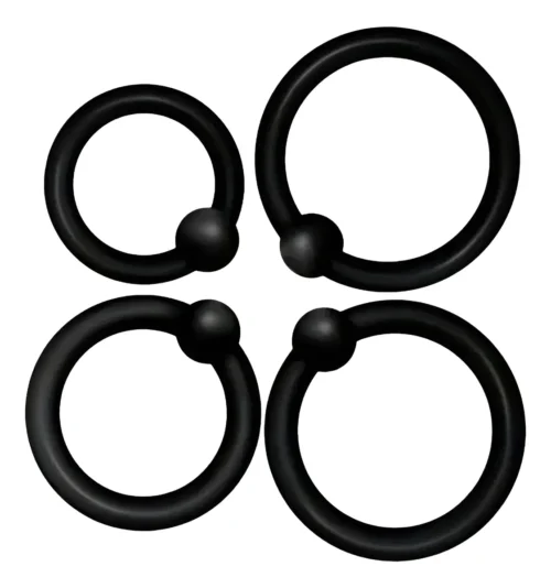 Kit 4 Anillos Retardantes en Silicona