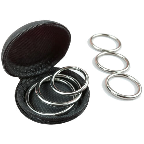 Kit Anillos Metálicos X 3 con Estuche