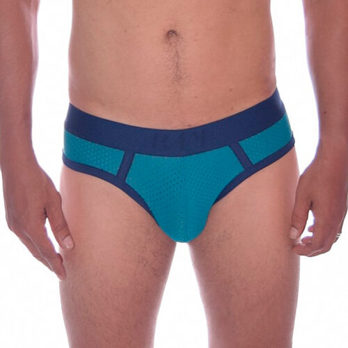 Interior Brief Malla Turquesa