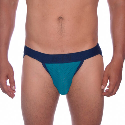 Jockstrap Malla Turquesa